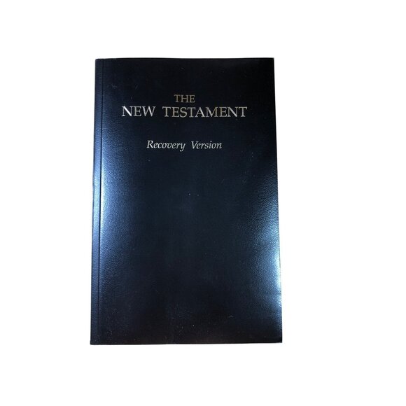 The New Testament Bible Recovery Version Black Paperback Christian Book - Picture 2 of 12